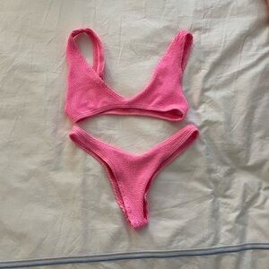 Pink bikini